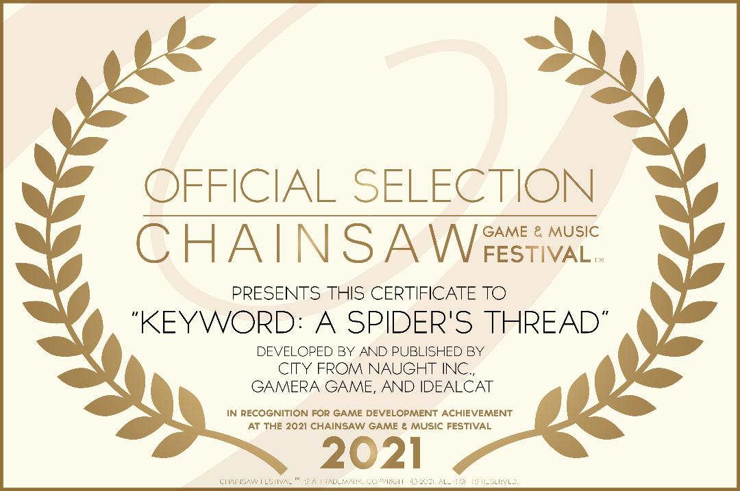 cityfromnaught's tweet photo. we are honored that Keyword got chosen at theChainsaw Festival official selection of 2021! π€©
#Keyword_a_spiders_thread #screenshotsaturday #madewithunity #gamedev #indiedev #IndieGameDev #IndieGame #indiewatch #indiedevhour #conceptart #artwork #KeywordWIP #IndieGames https://t.co/1oIaQWMO0b