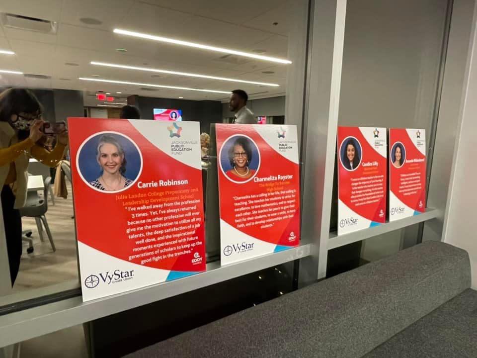 JaxPEF's tweet photo. We can’t think of a better way to spend #GivingTuesday   than by celebrating the 15 semi-finalists for @VyStar Duval County Teacher of the Year! View the reception photo album here: https://t.co/msSFh6yW8G
Stay tuned this Friday as we announce the top 5 finalists! 
@DuvalSchools https://t.co/xUHNZObHe7
