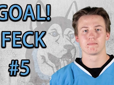 SCORING FOR NORTH #5 Sam Feck unassisted and North’s up 4-1 late in the 2nd period