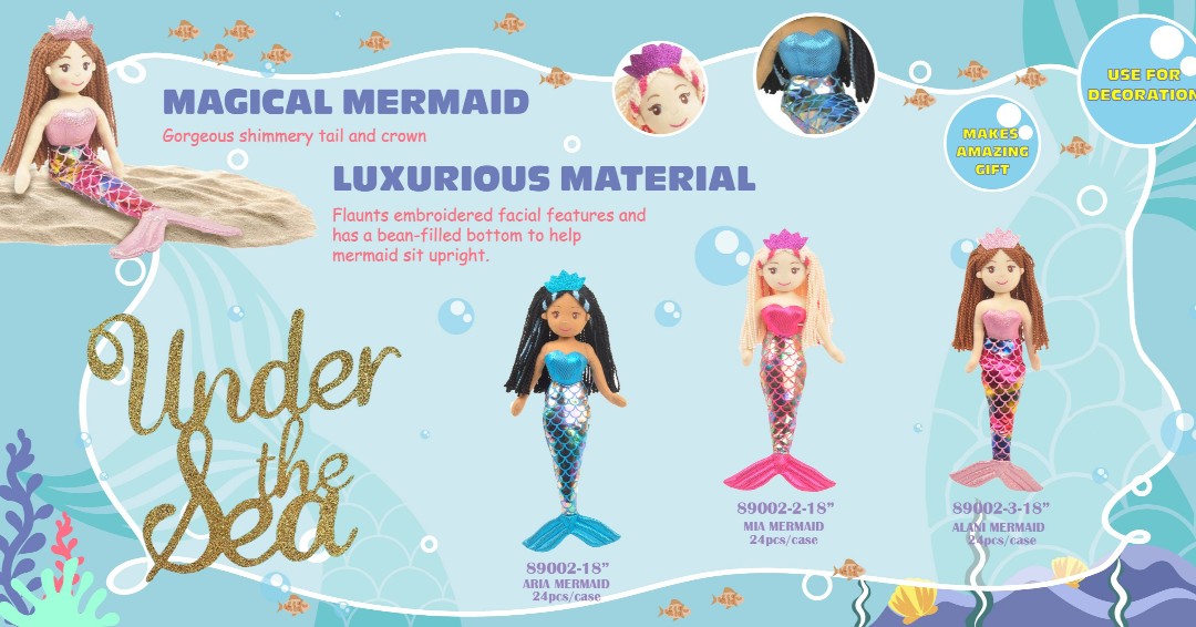 LinzyToysInc's tweet photo. Alani, Our Best Seller Brunette Mermaid is back in inventory today! https://t.co/qKSZJmQeEt