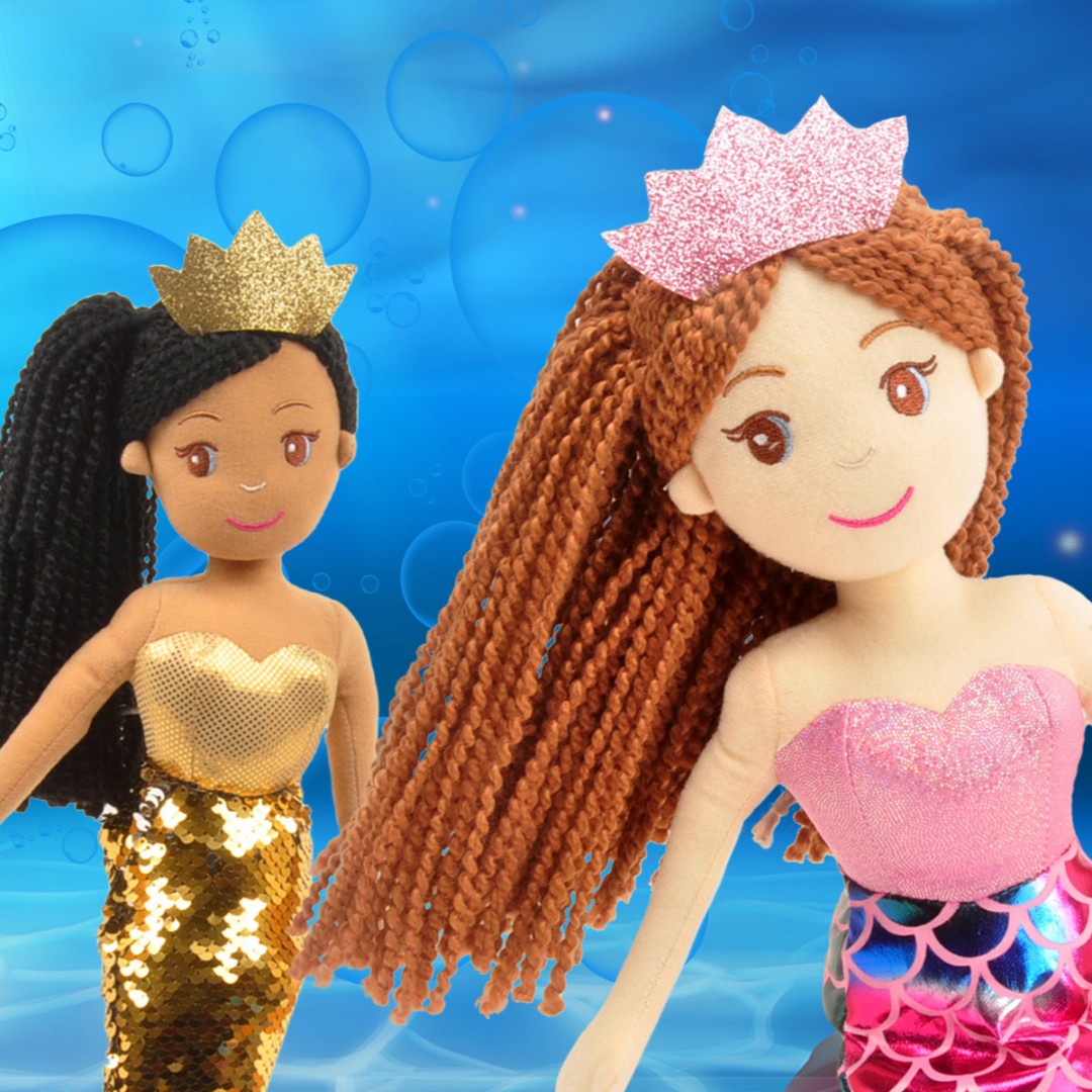 LinzyToysInc's tweet photo. Alani, Our Best Seller Brunette Mermaid is back in inventory today! https://t.co/qKSZJmQeEt