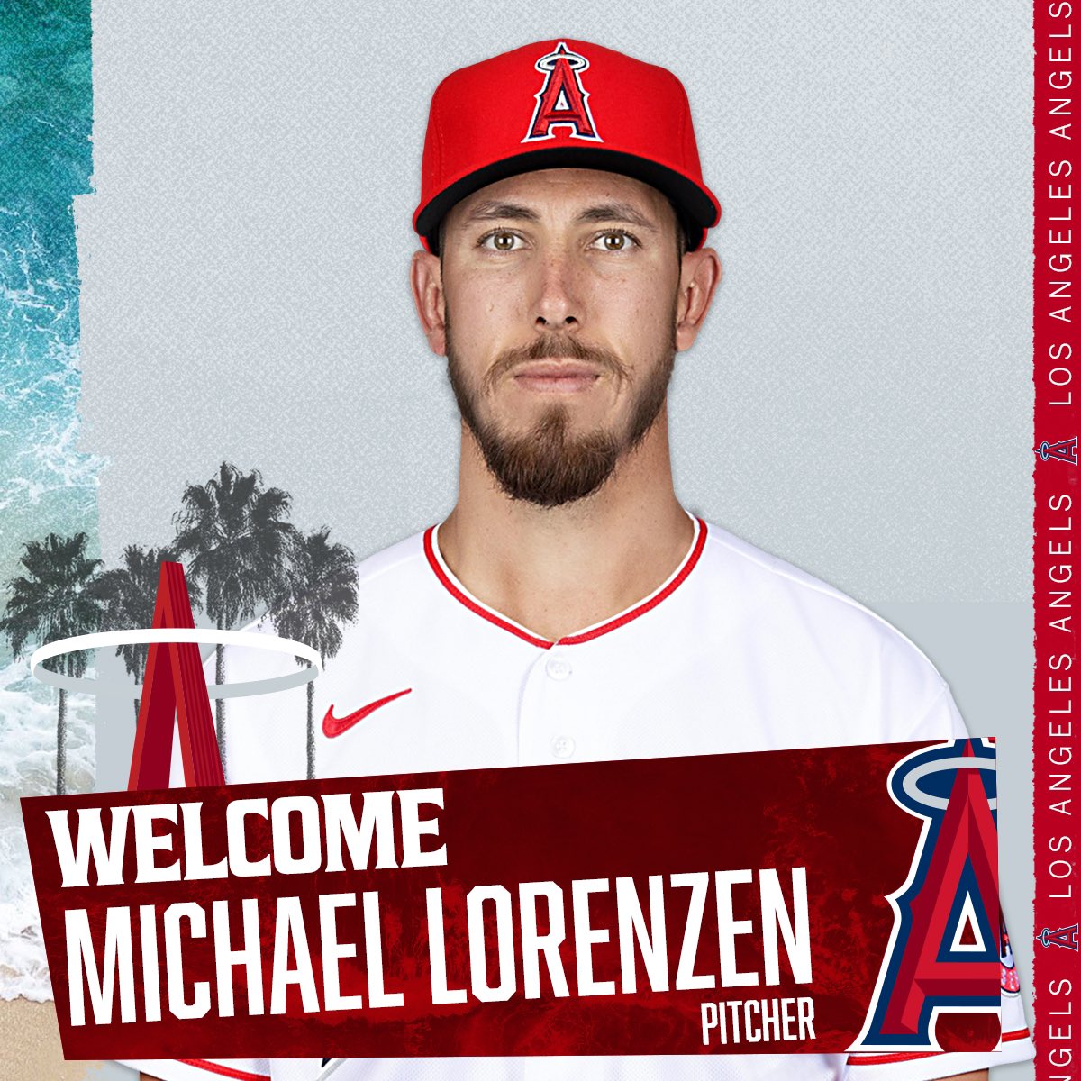 OFFICIAL: The #Angels have agreed to terms on a one-year deal with RHP Michael Lorenzen. Welcome, Michael! 👋