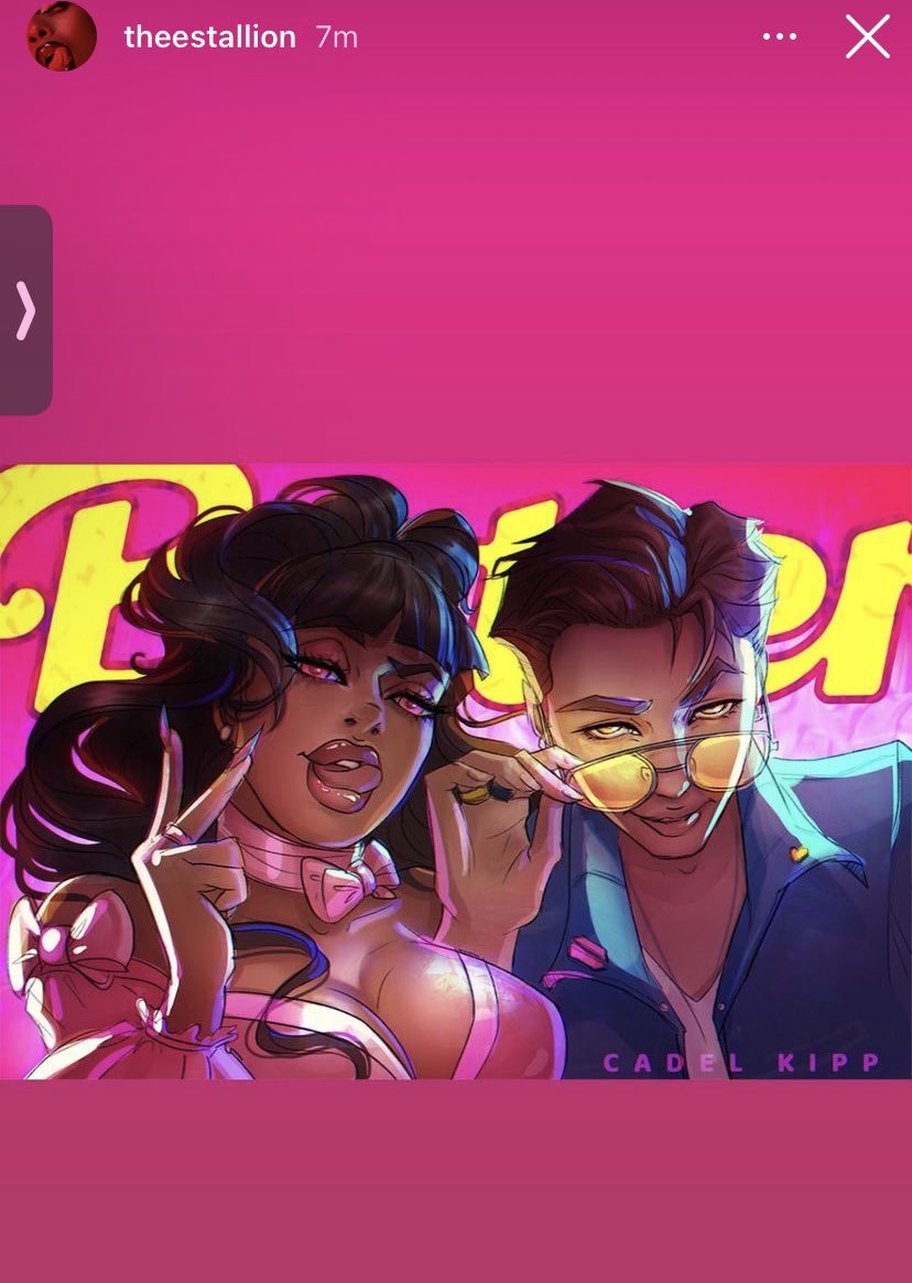 On <a href="/theestallion/">TINA SNOW</a> Instagram story 💜💜💜