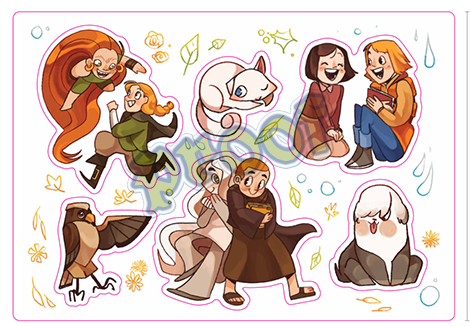 CSMythZine's tweet photo. The soft proof of our stickers, designed by the wonderful @sameshork​ ! We'll have some hard copies to show soon!

We've run into some issues in the book printing process, but we’re in talks with the printer to fix them. Can’t wait for everyone to see the zine in print! https://t.co/Vd1b7jHzTE