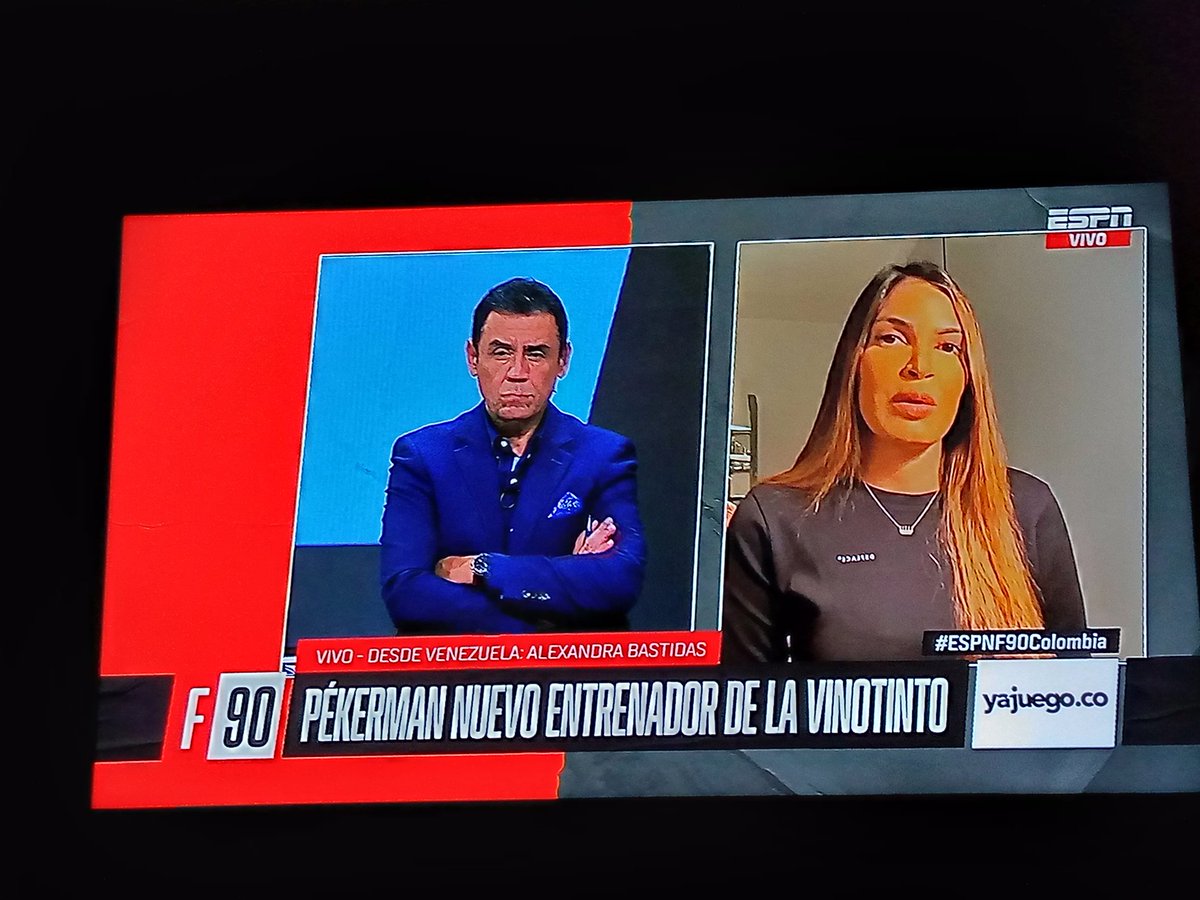 homeroperozo's tweet photo. @Mabastidas como luces en ESPN. https://t.co/0NB6s9ggBz