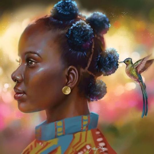 Perserverance_'s tweet photo. #BlackArt "Hummingbird" #HillaryDWilson https://t.co/xBE40ZGbAx