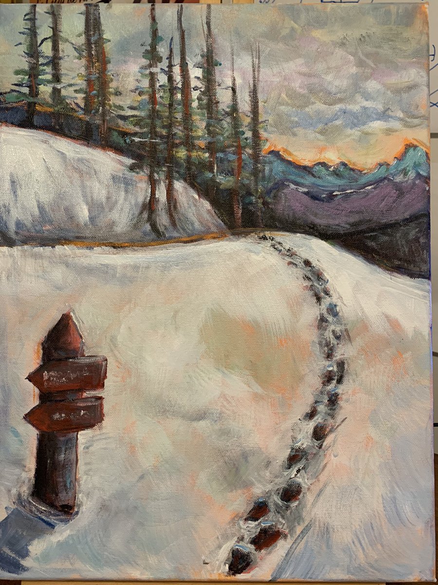 Took a painting class through <a href="/QuestArtGallery/">Quest Art School + Gallery</a>! Always good to stretch my brain and wet my brushes.