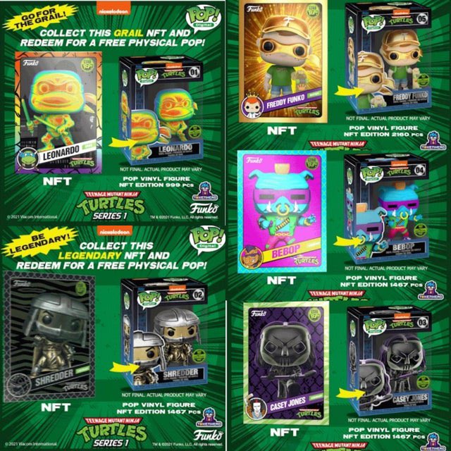 Funko POPs! #TMNT #NFT 