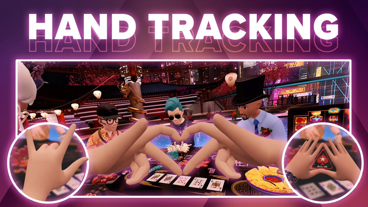 GetLuckyVR's tweet photo. PokerStars VR Hand Tracking Update Now Live! https://t.co/PowDeyKGLN