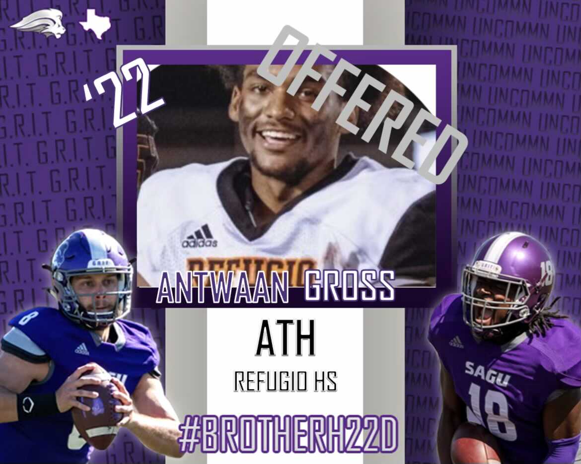 Bless to receive an offer from SAGU!! <a href="/coachanzaldua35/">Isaac Anzaldua</a> thank you for the opportunity.