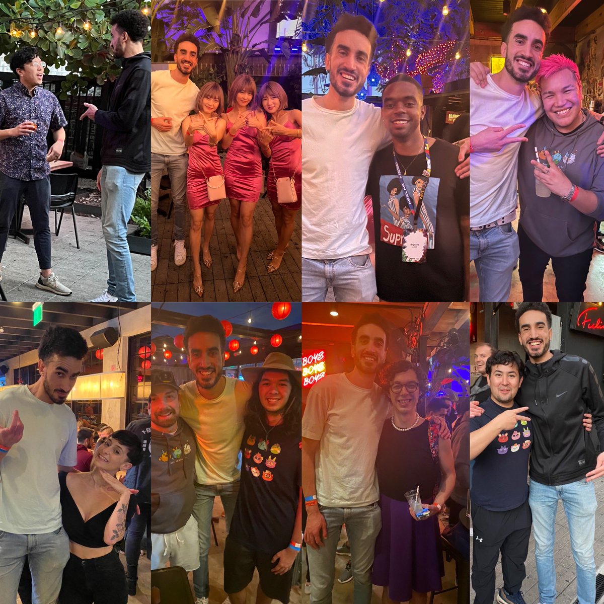 ProofOfTravis's tweet photo. Got to meet and talk to some of my favorite #AxieFam peeps for the first time IRL 
@jeffreykam @axiesisters @brycent @AxieLima @ohihello1 @cloudwhite @Axie44 @ZyoriTV @Jihoz_Axie and more! https://t.co/9Br8Y0RUqf
