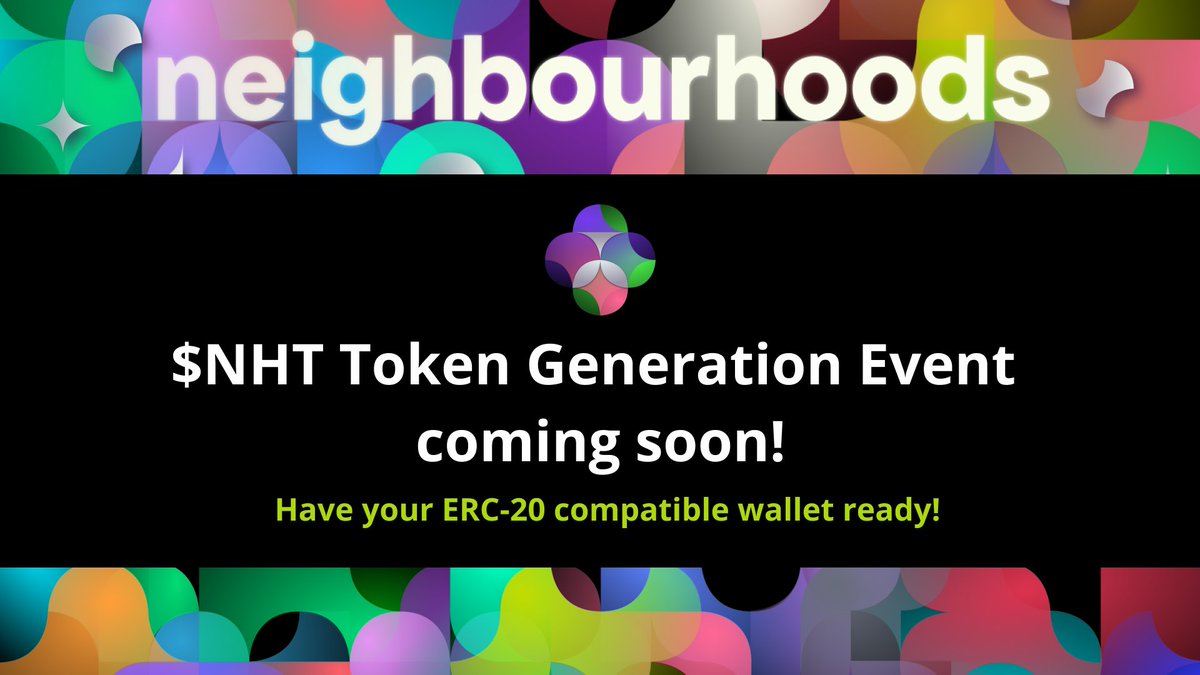 Our team has been busy preparing for the $NHT TGE. If you are whitelisted, be prepared with your ERC-20 compatible wallet to receive your tokens shortly!
 
After the TGE, we will announce where $NHT will be listed. Expect to see it on your favorite DEXs! 🚀

#holo #holochain
