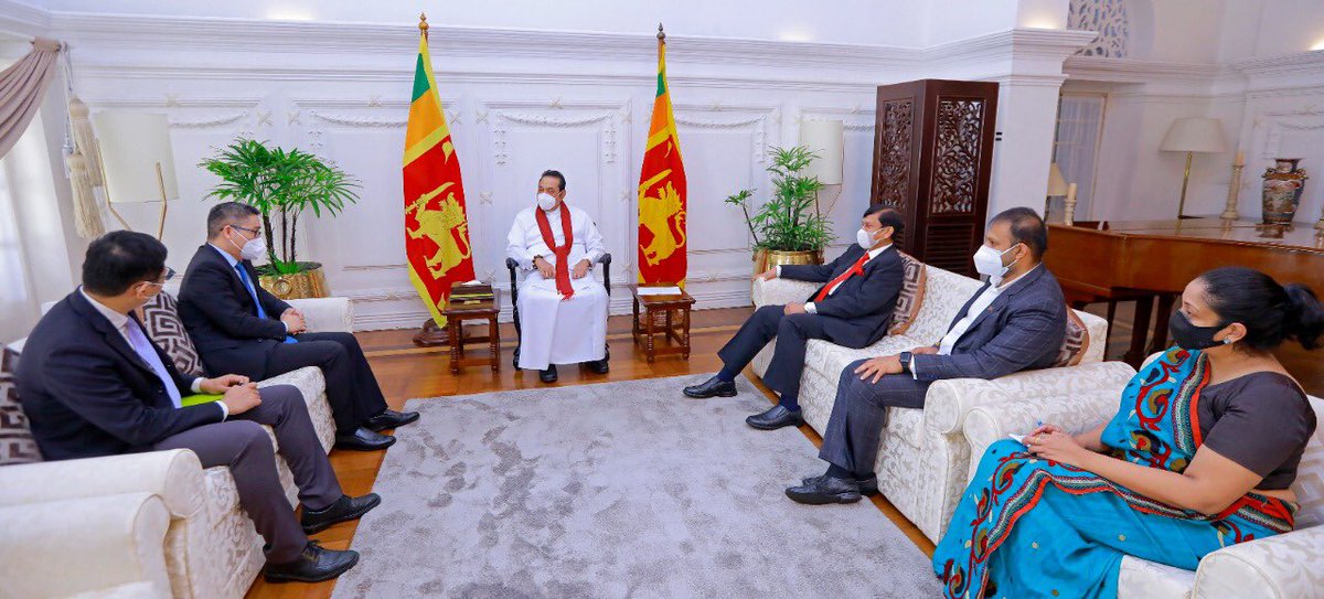 PresRajapaksa tweet picture