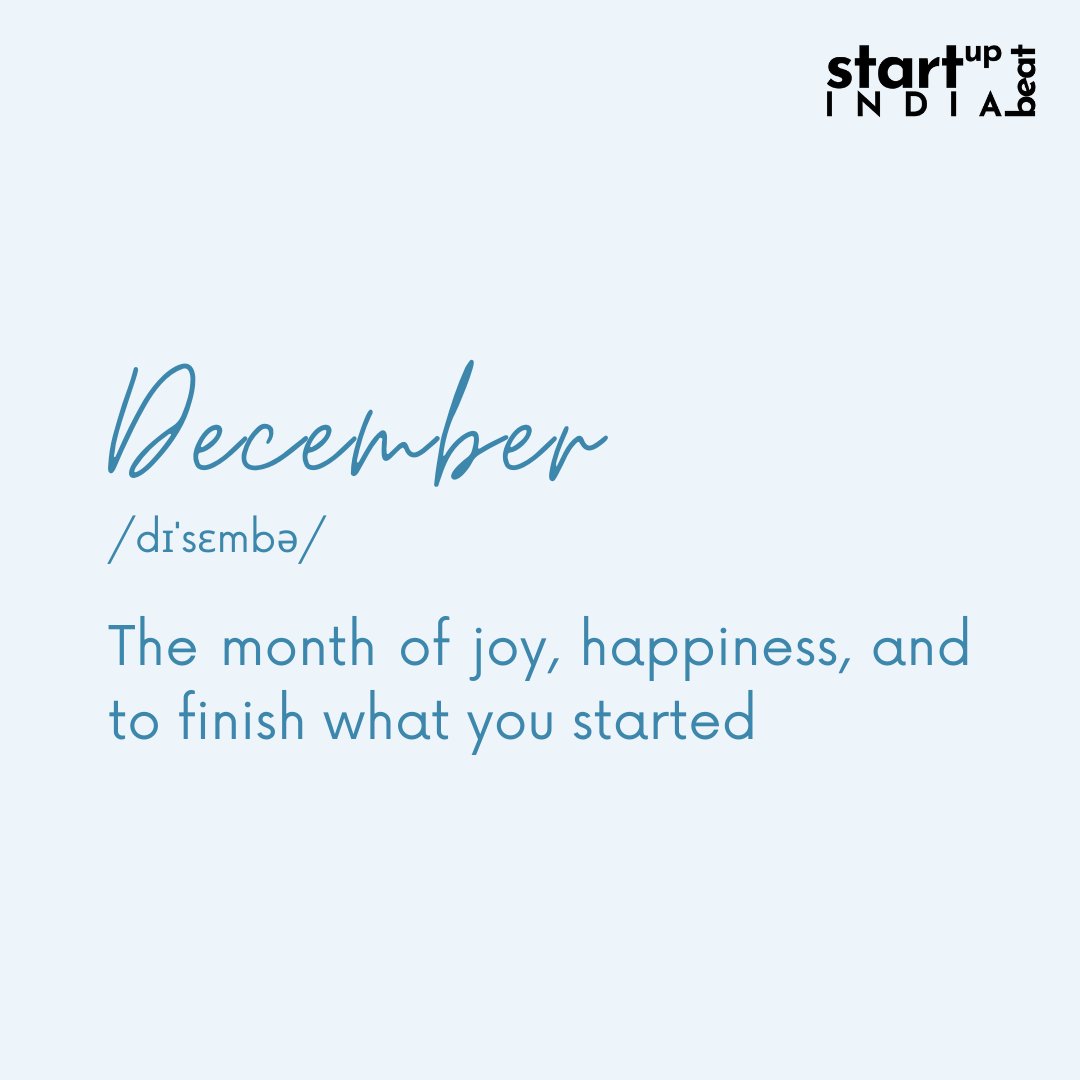 startupindbeat's tweet photo. finish what you have started...
#december #decemberquotes #tearend #yearendcelebrations
#yearendreview #2021goals #startupindia #startups #entrepreneurship #founders #motivationquotes #inspiration #getshitdone #getshitdonemode https://t.co/IaL5PVnMyn