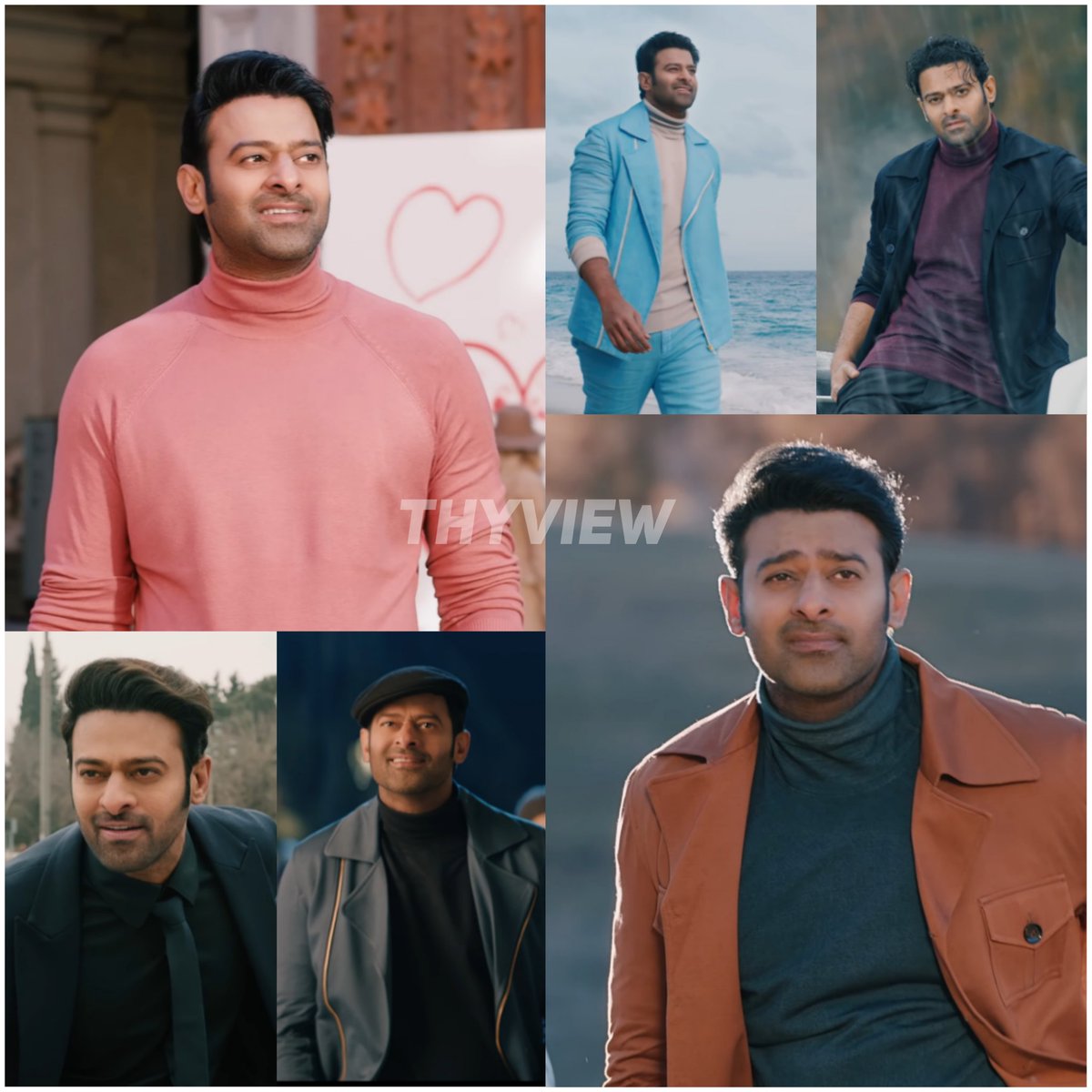 Thyview's tweet photo. Looks balev ani question chesina prathi okkariki Answer dhorikesinatte ga..??

#RadheShyam #Prabhas ❤️🤙 https://t.co/kIRRmrID6m