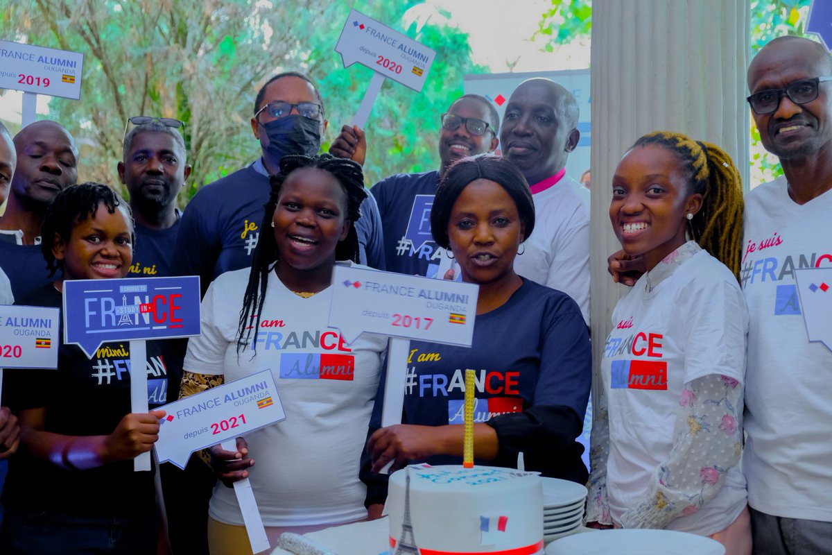 CampusFranceUg's tweet photo. 🔔Over the weekend students and Alumni of the #MasterFle at @Univ_Artois came together in Kampala 🇺🇬 to share expériences and learn from each other in a convivial environnement 🥂🧀 thanks to @FrenchEmbassyUg. @JaAniambossou @AFKampala @FranceAlumni @CampusFrance @BonjourKampala https://t.co/Y71ZpcI6cN