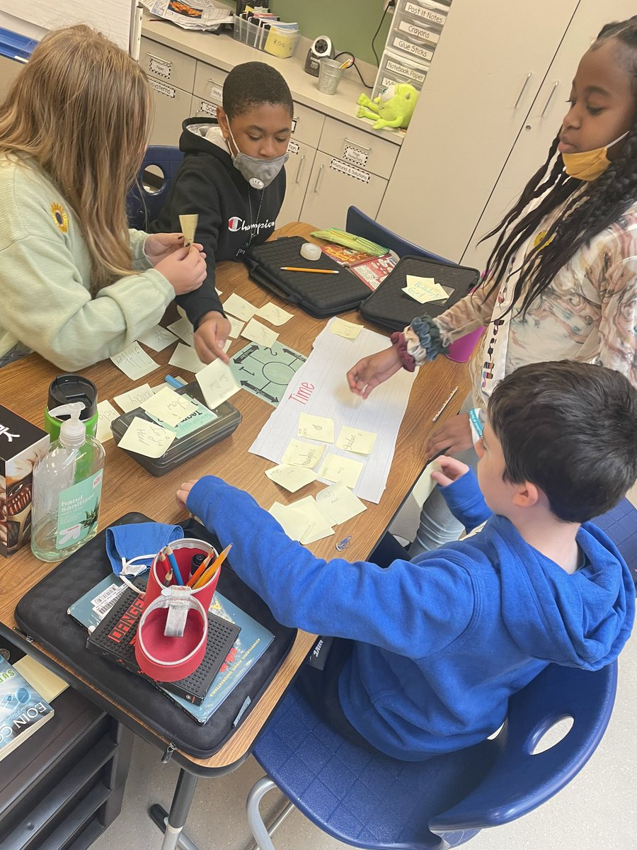 Love a little #JotThoughts on a Tuesday to develop our thinking about the concept of time to support our unit on Past, Present, &amp; Future Inventors. Lots of great convos about boredom and change as a result of using <a href="/KaganOnline/">Kagan Publishing & Professional Development</a> cooperative learning structures!