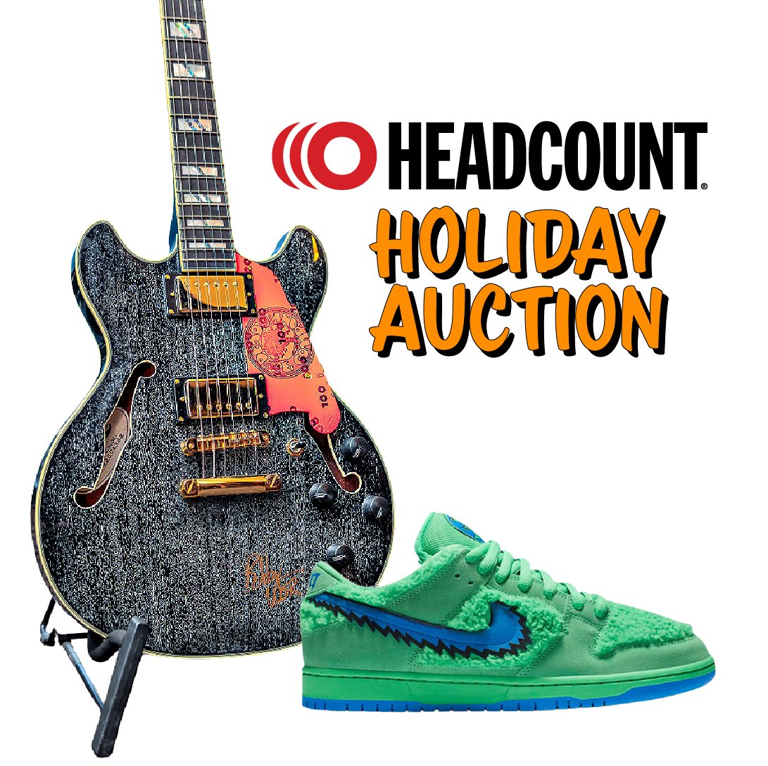 locknfestival's tweet photo. .@headcountorg is auctioning off signed posters and drumheads from the 2021 LOCKN’ Farms Festivals Bid on items signed by @DerekAndSusan, @RussoAlmostDead, @WeAreGoose, &amp; more! Your bid supports HeadCount’s mission to register voters. Visit https://t.co/HJj5WZUiSO to bid! https://t.co/ifSmSwMy2L