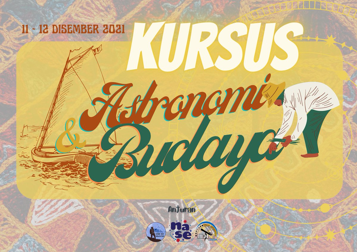 dark_malaysia's tweet photo. Akan datang Kursus Astronomi dan Budaya dibawakan khas oleh Network for Astronomy School Education (NASE) dengan kerjasama Dark Sky Malaysia dan Kelab Astronomi UniSZA.
Seminar, bengkel dan aktiviti berkumpulan dibuka untuk semua orang terutamanya guru-guru dan pelajar universiti https://t.co/vkSBhiCDwh