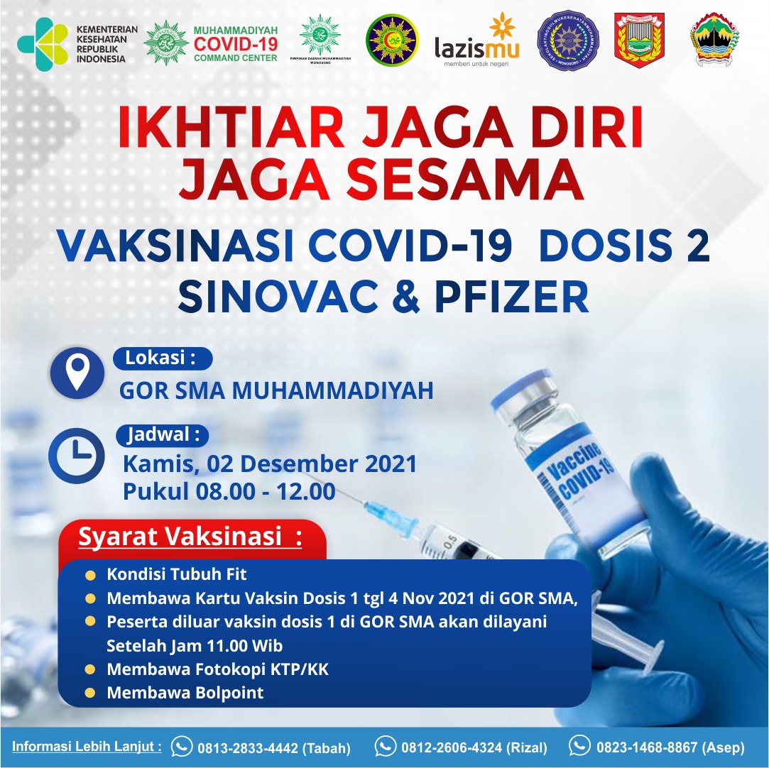 StikesMuwsb's tweet photo. Pelaksanaan Vaksin dosis 2 MCCC Kab. Wonosobo
dilaksanakan pada hari kamis 2 Desember 2021 mulai jam 08.00-12.00
untuk peserta diluar dosis 1 MCCC Kab. Wonosobo akan dilayani setelah jam 11.00 WIB
#vaksìncovid19 #vaksin #mccc #MCCCKabwonosobo #wonosobo #vaksinwonosobo https://t.co/ksY5VkmGRu