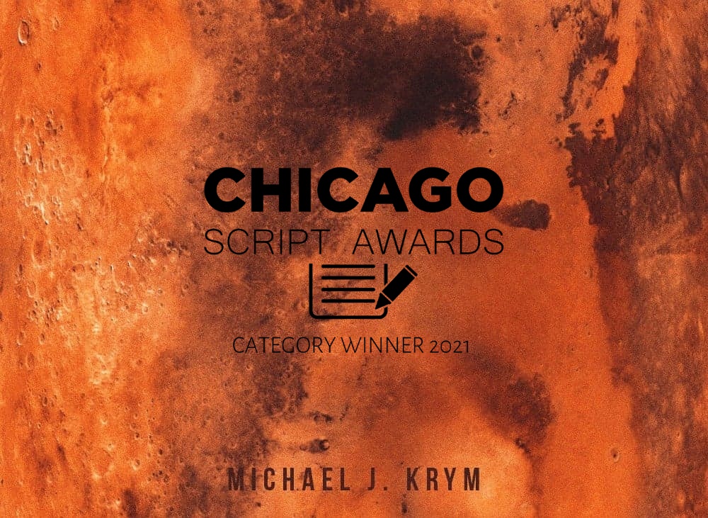 MichaelJKrym's tweet photo. Thanks to @chicagoscriptawards for awarding my original short screenplay, Zero Anima, the best Sci-Fi Screenplay award in their 2021 festival. Thank you for letting this little script take another step towards big possibilities. #screenplay #screenwriter #film https://t.co/uTuP7qCnnO