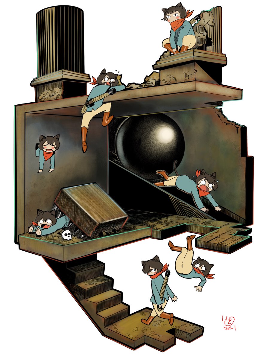 こう言うジオラマみたいなの好きです イラスト イラスト好きな人と繋がりたい Neko Kan お仕事欲しいのイラスト