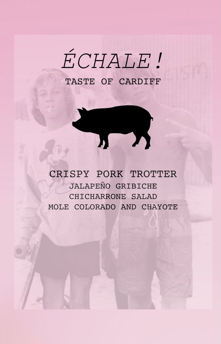 _echale_'s tweet photo. Excited to be apart of #TasteOfCardiff this Sunday 12/05 🐖💕 Once you sample our #crispyporktrotter you’ll be begging for more! @Cardiff101MS @CardiffShanty #echaletaqueria #latinfood #chefdriven #theshanty #cardiffbythesea #sandiego #foodie https://t.co/nlzFmYkhvQ