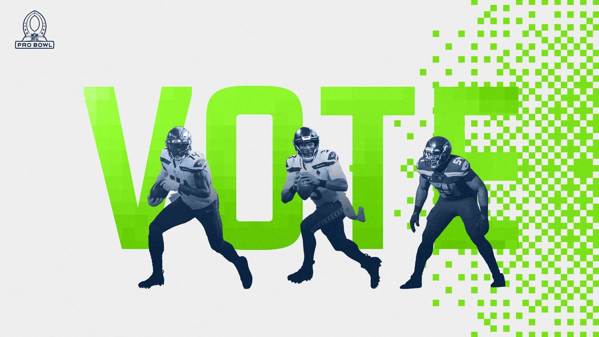 Seattle Seahawks (@seahawks) on Twitter photo 🚨 #ProBowlVote is LIVE 🚨
<a href="/12s/">12s</a>, RETWEET to send your Seahawks to the Pro Bowl‼️
<a href="/DangeRussWilson/">Russell Wilson</a>
<a href="/qdiggs6/">Nino</a>
<a href="/Prez/">Jamal Adams</a>
<a href="/Bwagz/">Bobby Wagner</a>
<a href="/JordynBrooks_/">Jordyn Brooks</a>
<a href="/TDLockett12/">Tyler Lockett</a>
<a href="/dkm14/">DeKaylin Metcalf</a>
<a href="/mdcksn/">Michael Dickson</a>
<a href="/Ottomatic82/">Tyler Ott</a>
<a href="/NBELLORE54/">Nick Bellore</a> 🚨 #ProBowlVote is LIVE 🚨
<a href="/12s/">12s</a>, RETWEET to send your Seahawks to the Pro Bowl‼️
<a href="/DangeRussWilson/">Russell Wilson</a>
<a href="/qdiggs6/">Nino</a>
<a href="/Prez/">Jamal Adams</a>
<a href="/Bwagz/">Bobby Wagner</a>
<a href="/JordynBrooks_/">Jordyn Brooks</a>
<a href="/TDLockett12/">Tyler Lockett</a>
<a href="/dkm14/">DeKaylin Metcalf</a>
<a href="/mdcksn/">Michael Dickson</a>
<a href="/Ottomatic82/">Tyler Ott</a>
<a href="/NBELLORE54/">Nick Bellore</a>
