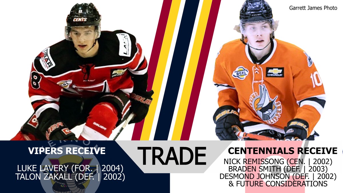 VernonVipers's tweet photo. ***MAJOR TRADE NEWS*** The Vernon Vipers have made a major trade with the Merritt Centennials!
https://t.co/rQYxR1qy4b https://t.co/jVQcNhFhQb