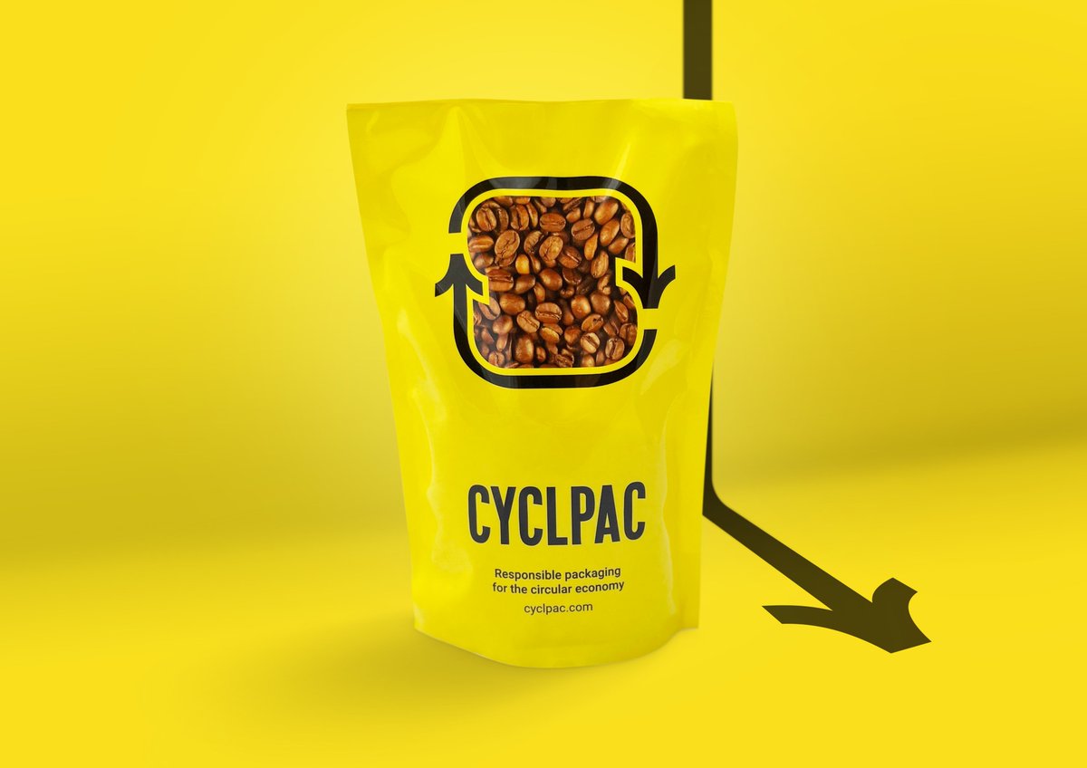 cyclpac's tweet photo. Mono-material doy packs utilising BOPE with 7 Layer co-extruded PE with EVOH barrier, supports ease of recycling and shelf life 
#circulareconomy #circulardesign #recycling #monomaterial #hpindigo #bope #recyclability #sustainable #lamination #easeofrecycling #polyethylene https://t.co/Y10qQEyZQ3