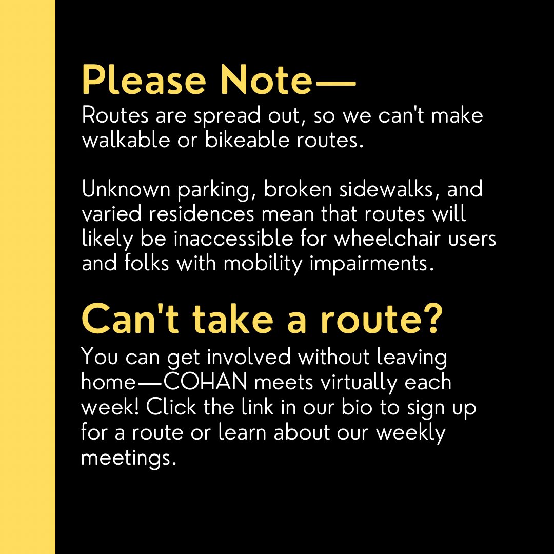 We are the Central Ohio Housing Action Network, and we organize know-your-rights drop-offs to our neighbors every. single. week. 

Help us fight evictions by volunteering for a route this weekend! 🏡💪💥:
housingohio.org