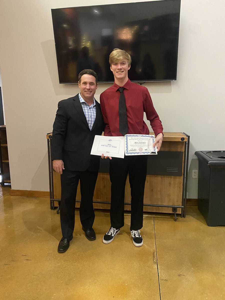 Congratulations to Max! First ever member of the Pack to win an award at the PPR Gala! All PPR 51 Team and Fan Favorite Student-Athlete! Who’s next? #wolfpackfam