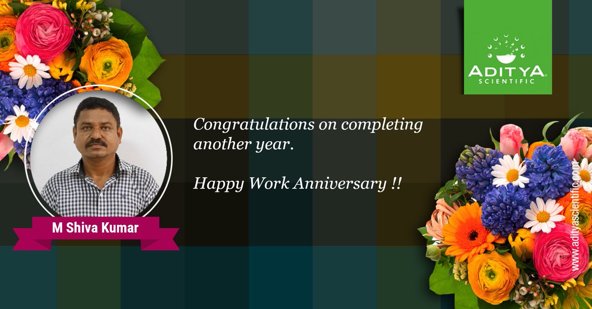 AdityaScientif1's tweet photo. Our best wishes on your work anniversary. Good luck for the years to come.

#workanniversary #happyemployee #adityascientific #rotavapor #rotaryevaporator #rotavap https://t.co/1kn2fbukAk