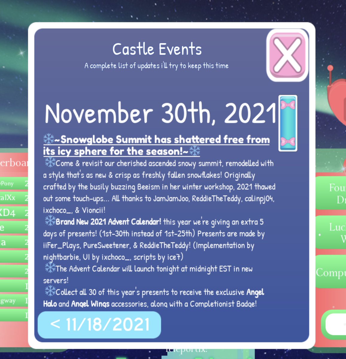 lavenderfae7's tweet photo. Here’s the update log! #RHWinterUpdate https://t.co/W1sgMdsoYM