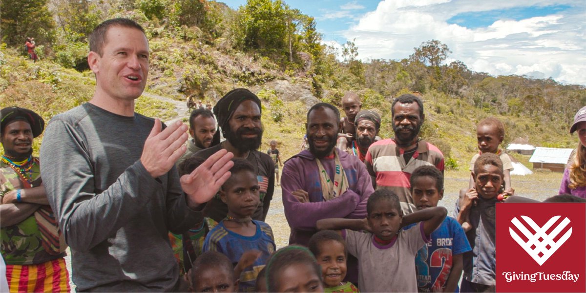 maf_us's tweet photo. There's still time to share the Good News this #GivingTuesday with a gift to MAF. When you do, you are directly impacting the lives of isolated people, like Liku (in the purple shirt), who lives in Mokndoma and is now sharing the Gospel with those living in nearby villages. https://t.co/L5fBKh8X4T