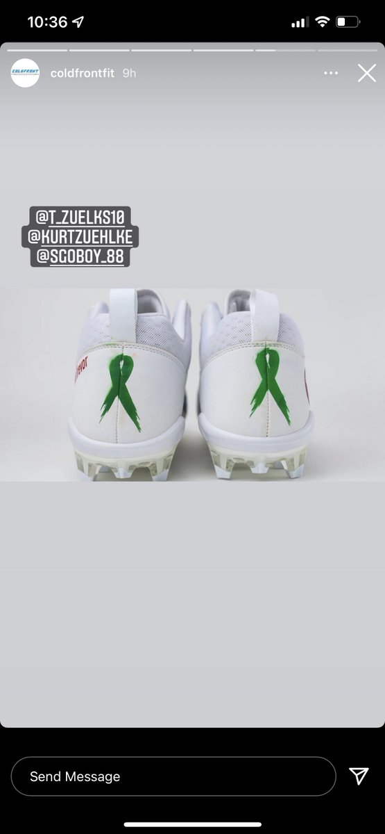 Brian_Haenchen's tweet photo. Itโs โMy Cause, My Cleatsโ week in the NFL. #FlyEaglesFly TE Dallas Goedert (@goedert33) is wearing customized cleats in support of Pass It On #ForTrevor, a movement started by the family of former @BrittonHecla QB Trevor Zuehlke, who suffered a traumatic brain injury in 2019. https://t.co/edAXlpyX22