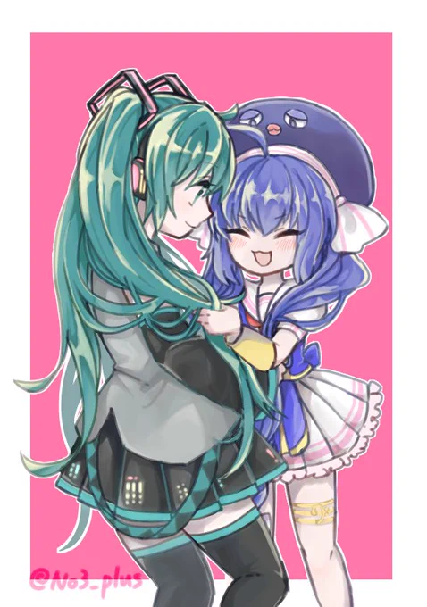 これは4年くらい前に描いたミクウナ 