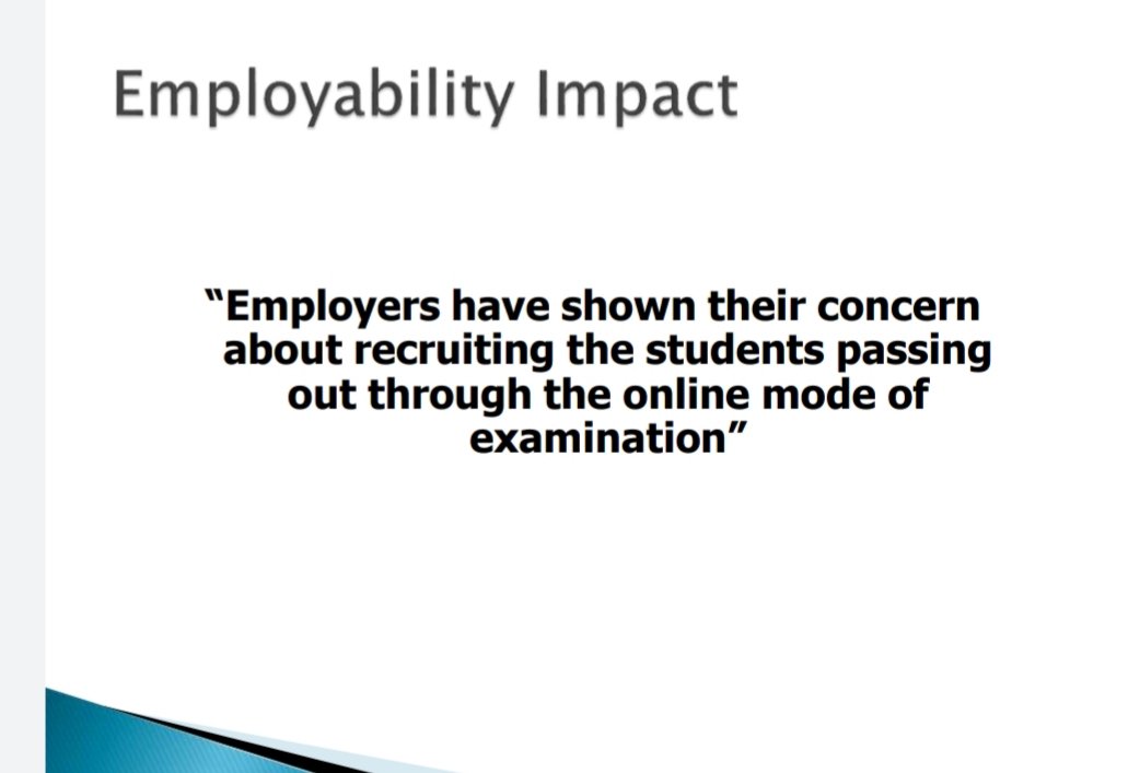 rajnehru33's tweet photo. Dear Students
Online Examination at notified examination centeres with appropriate Covid Protocol will maintain the sanctity of examinations and also build the confidence of Employers to employ right talent. The decision is in the best interest of Educatee, Educator and Employer https://t.co/sQyWm4JJe9