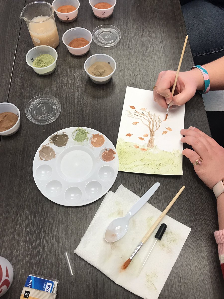 cowboyseptic's tweet photo. Painting with soils in SOIL 3033 (Soils and Societies) https://t.co/fVgLGRCRNr