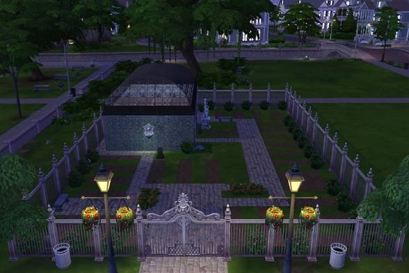 dreamygalaxi's tweet photo. A place for eternal rest! Check it out on #TheSims4 Gallery by DrJonesGames #ShowUsYourBuilds #nocc #simgurupopcorn https://t.co/LdlHy64XI6