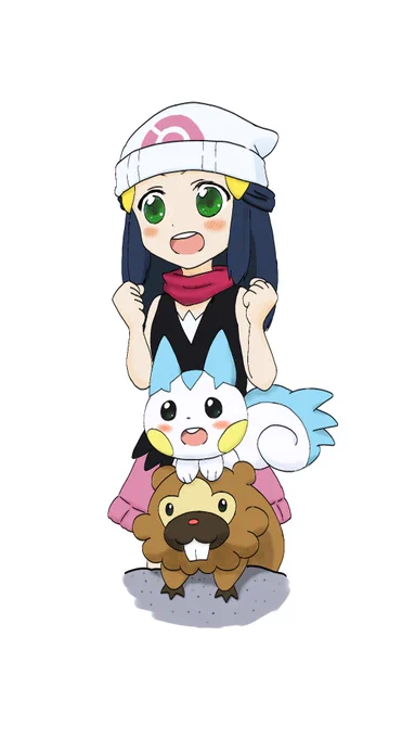 BDSP応援絵。配信画面の右側にいかがでしょうか? 