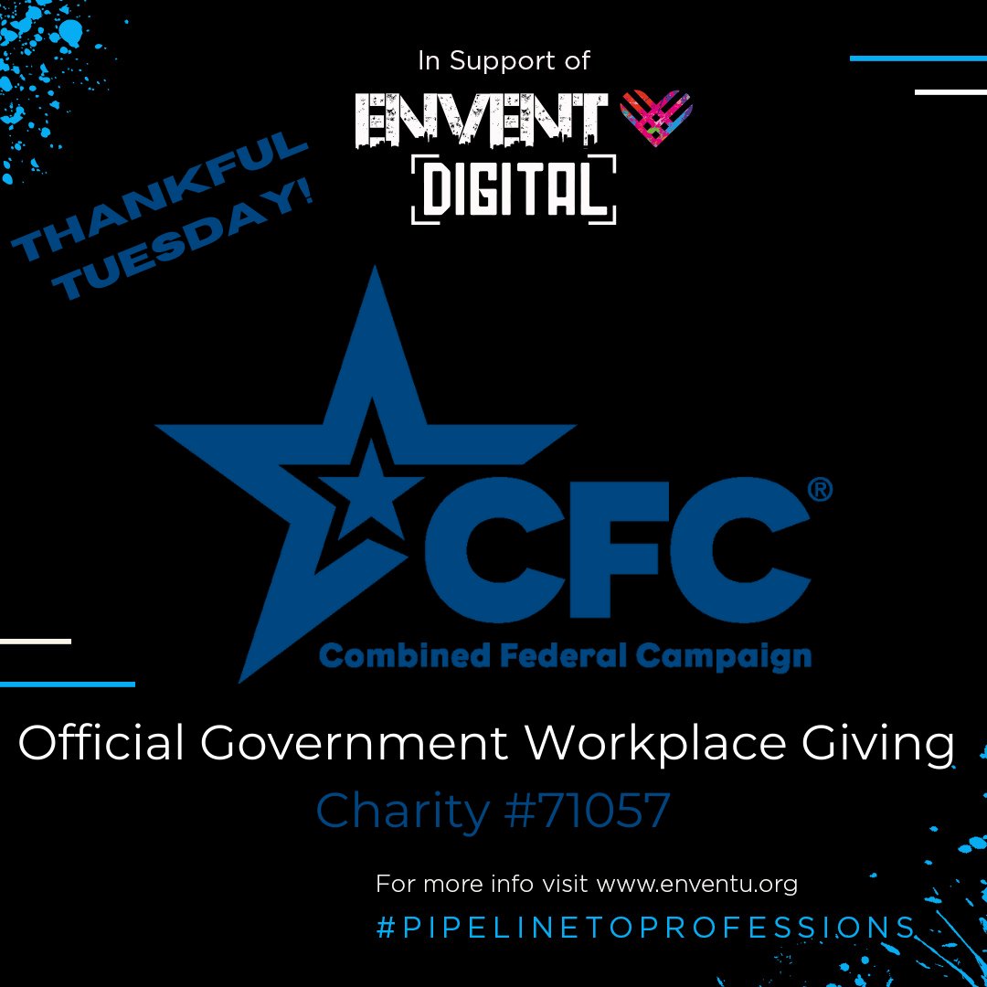 EnventUOrg's tweet image. #ThankfulTuesday One of our Fall highlights....officially becoming a @CFC Charity! The official Federal Governement workplace giving program. Poud to be among MANY worthy NGO's to support this season 🙏🏽 #PipelineToProfessions #EventProfs #WorkforceDevelopment
