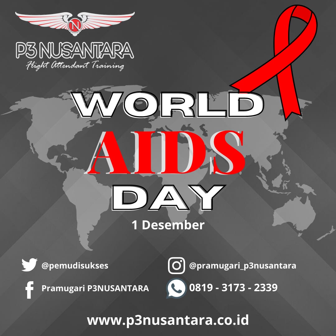 PemudiSukses's tweet photo. Memperingati Hari Aids Sedunia
#sekolahpramugari #infopramugari #lowonganpramugari #beasiswapramugari #lowkerpramugari #ceritapramugari https://t.co/5KTDgw4inv