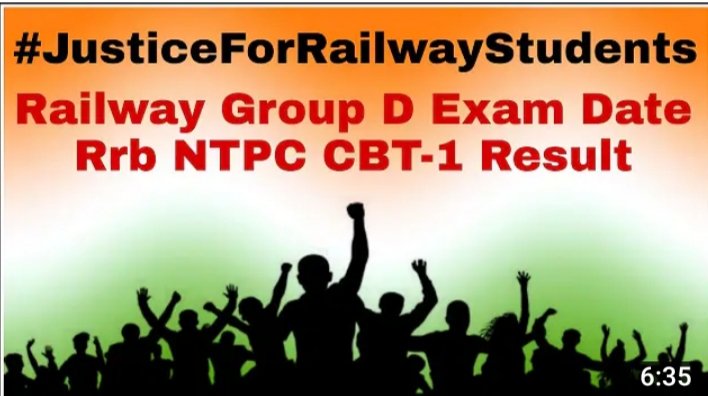 Chetan80614723's tweet photo. #JusticeForRailwayStudents
# time notice
# time exam
#time result https://t.co/OWyEzGyxSM