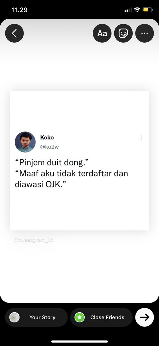debydeyn's tweet photo. @ko2w hai koh ijin repost ini buat instagram @investor.muda koh 🙏🏻 https://t.co/l8jSbAI7Xl