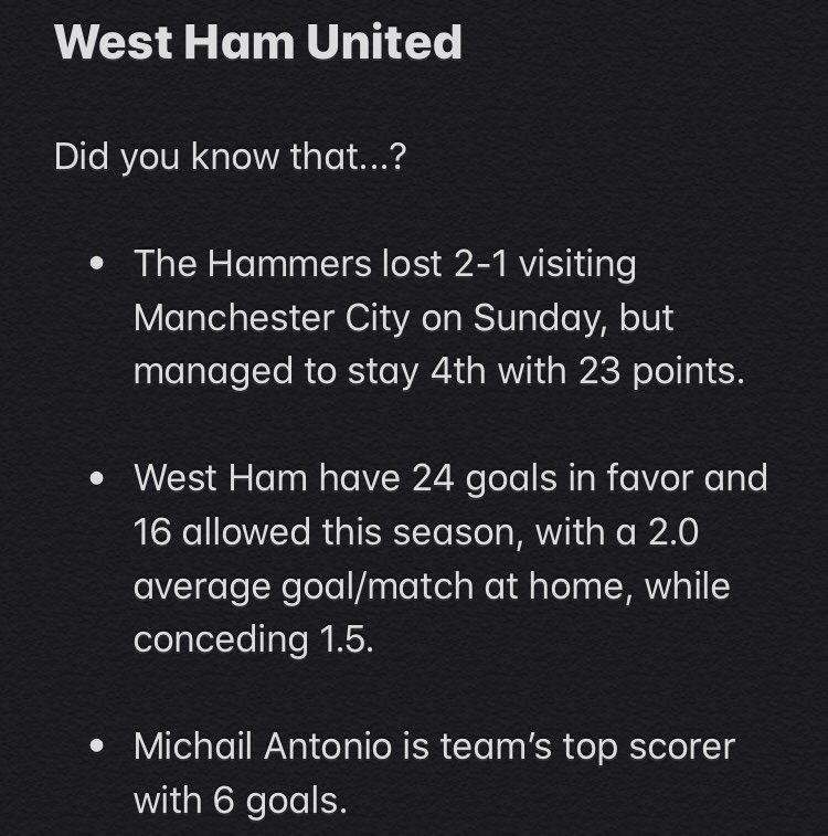 Smart_Tipster1's tweet photo. Don’t miss week 14 of the @premierleague and make a profit!!

#PremierLeague #WestHamUnited #TheHammers #MichailAntonio #LondonStadium #Brighton #TheSeagulls #NaelMaupay #freepicks #freebets #freetipster #tipsterforlife #smarttipster #soccertipster #soccerjunkie #soccerlife https://t.co/UQfBwiiZPd