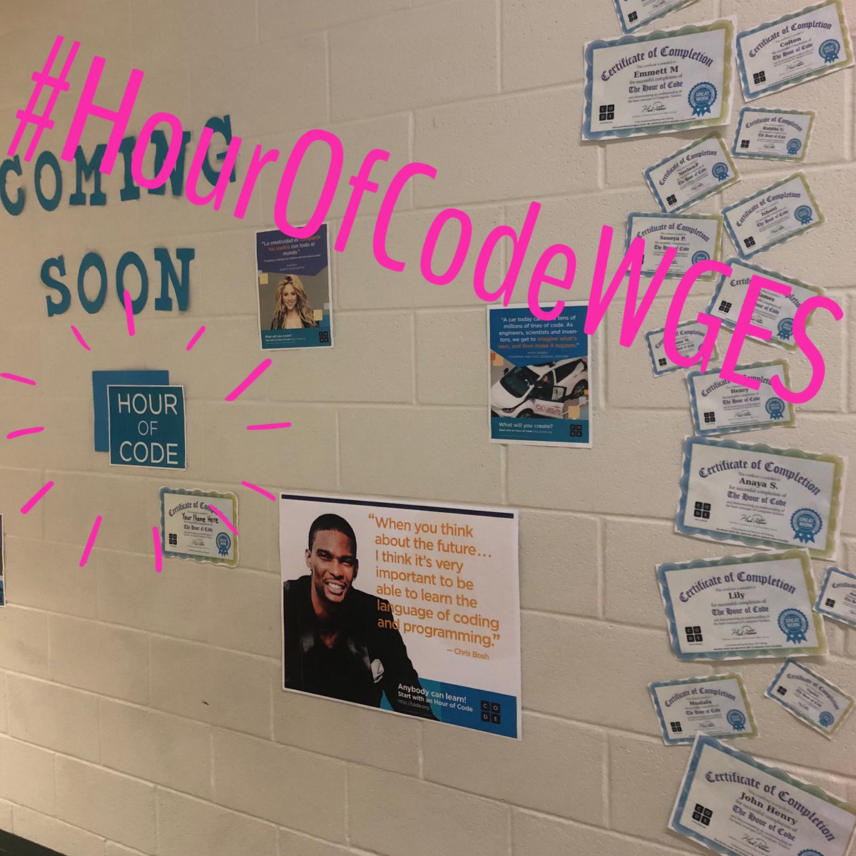 timmyGTI's tweet image. Our #HourOfCodeWGES is off to a stellar 💫 start! @hourofcode #HourOfCode @WGESdragons @Carrollisd #futurereadylearners #authentictechnology