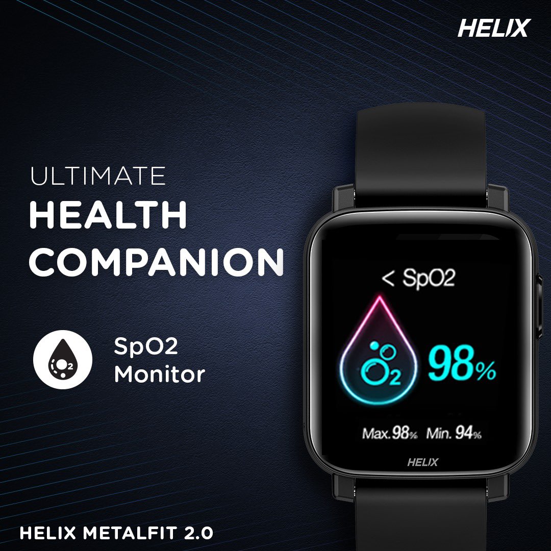Helix_Watches's tweet photo. Monitor your heart rate & SpO2 on the go. It’s time to keep a tab on your health with our all-new Helix Metalfit 2.0!
Shop now: https://t.co/0PA2B8gEyv
#HelixMetalfit2 #NewCollection #Spo2 #Health #Spo2Monitor #SmartWatches #HarPalFashionable #AmazonFashion @AmazonFashionIn https://t.co/UAClrFBqpC