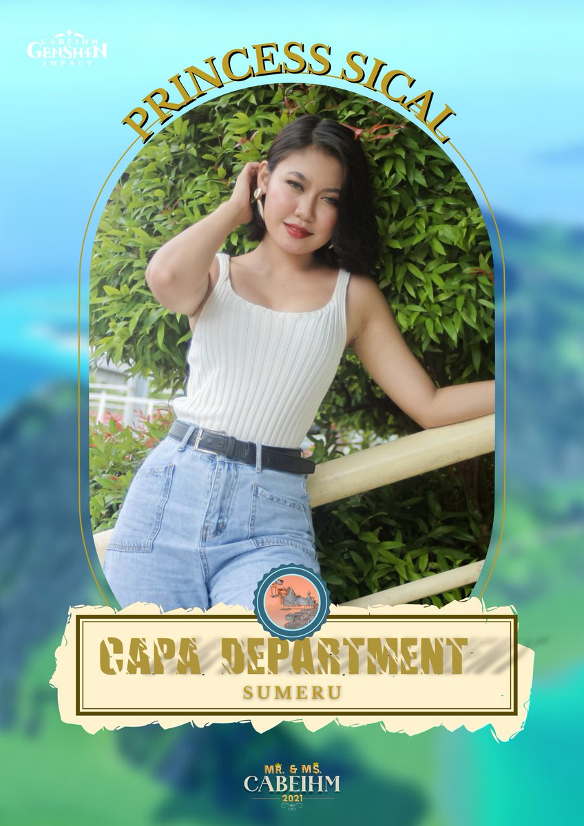 cabeihmscmain1's tweet photo. Candidate No. 8 : Princess Sical   
 
Bachelor of Science in Customs Administration https://t.co/QNvLqj1qOY