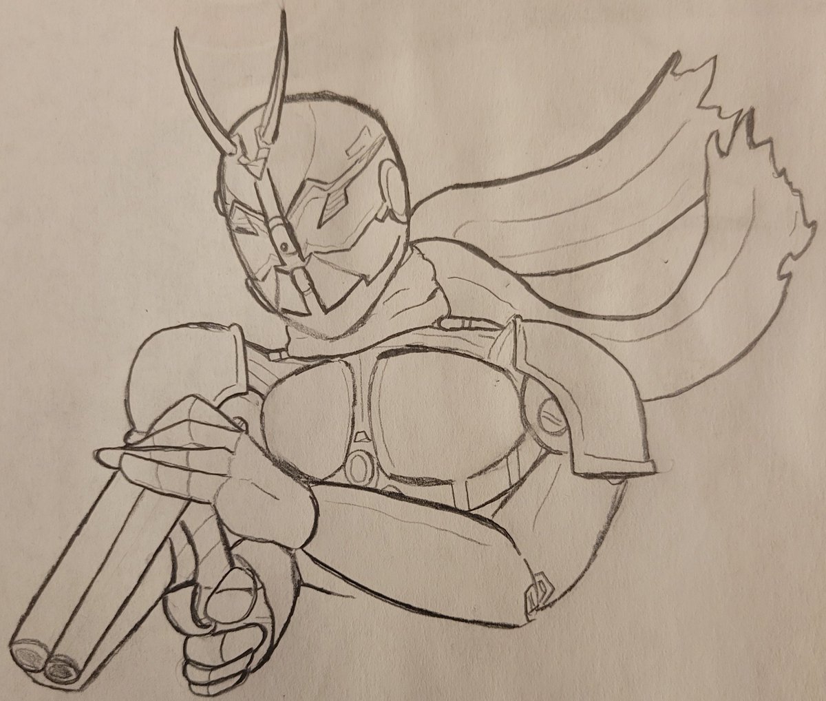 AimVTuber's tweet photo. One more hotel doodle, it's Mr. Oakeshott #Acriations https://t.co/fl97894Axy